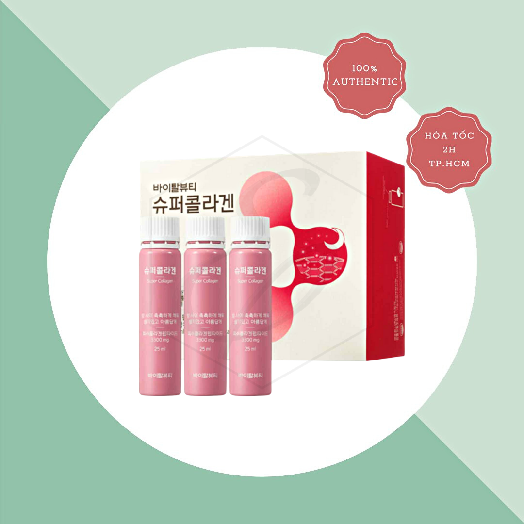 Nước uống Collagen VB Vital Beautie hộp 30 chai Hàn Quốc